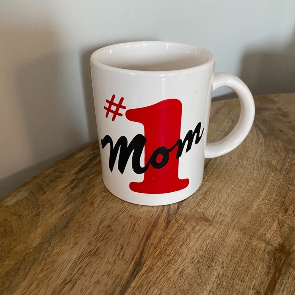 Vintage "#1 Mom" Mug
